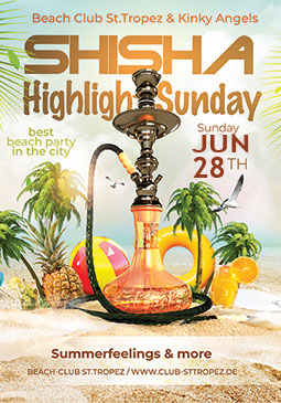 Hawaii Beach Party – Shisha, DJ, Sommerbowle